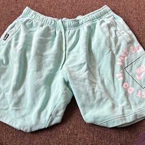 Nike Light Green Shorts